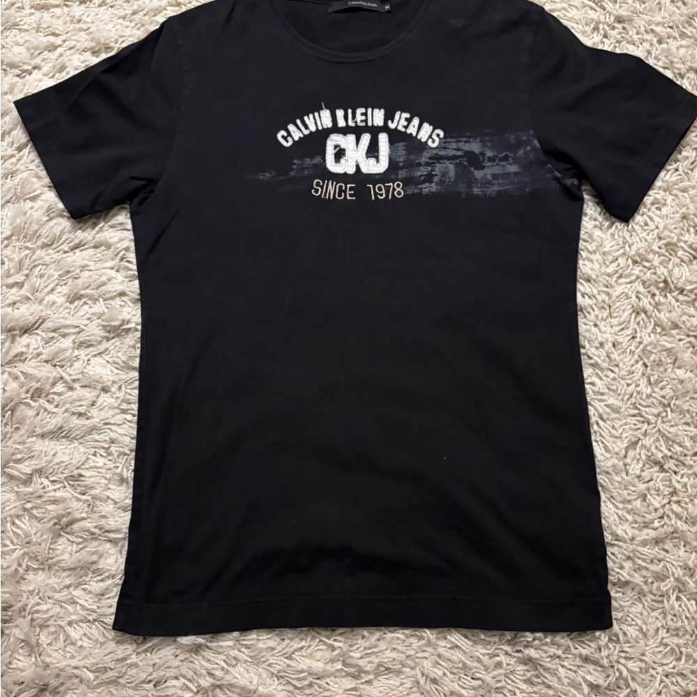 Men’s Calvin Klein Black Short Sleeve Tee Size XL